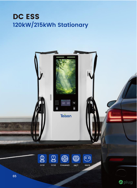 Stație de încărcare rapidă Teison ESS DC 60 kW cu stocare 215 kWh Street