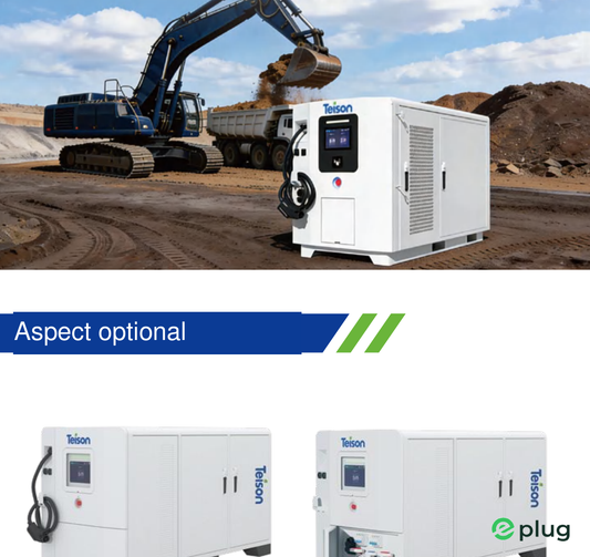 Stație de încărcare rapidă Teison ESS DC 60 kW cu stocare 64,5 kWh mobilă