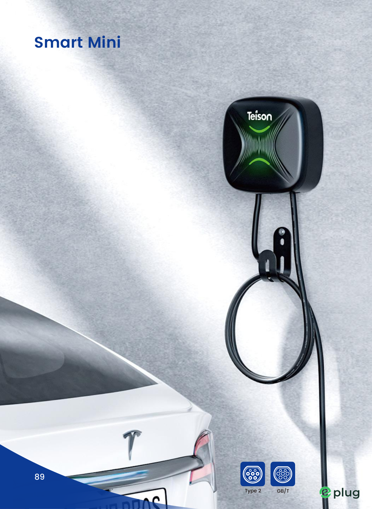 Teison Smart Mini Wallbox AC Charging Station 7.2-22 kW Cable