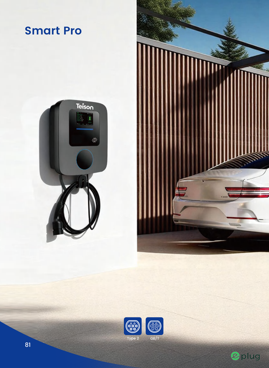 Teison Smart Pro AC Charging Station 7.5-22 kW Cable