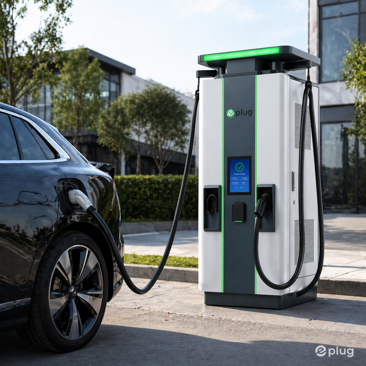 Stație de încărcare rapidă DC HJL 60–200 kW (1xCCS2 sau 2xCCS2)