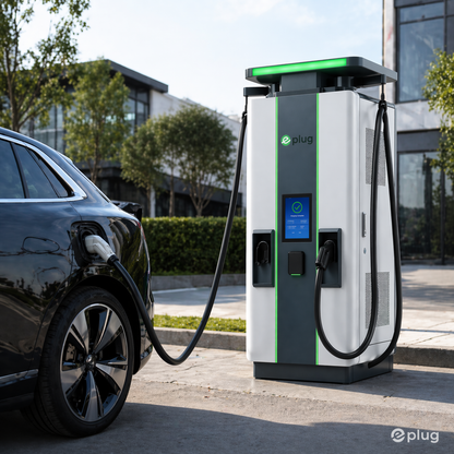 Stație de încărcare rapidă DC HJL 60–200 kW (1xCCS2 sau 2xCCS2)